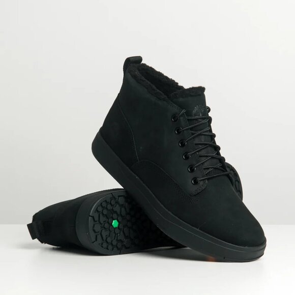 Timberland Men's Davis Square Solid Black Chukka Shoe Size 10 Boot Lined NEW - Picture 11 of 13